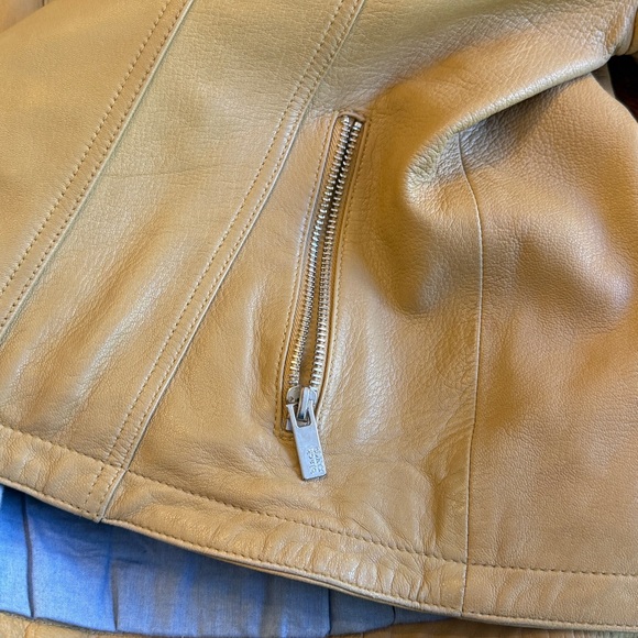 Wilson Leather / Black Rivet Light Brown Leather Jacket - Picture 8 of 12